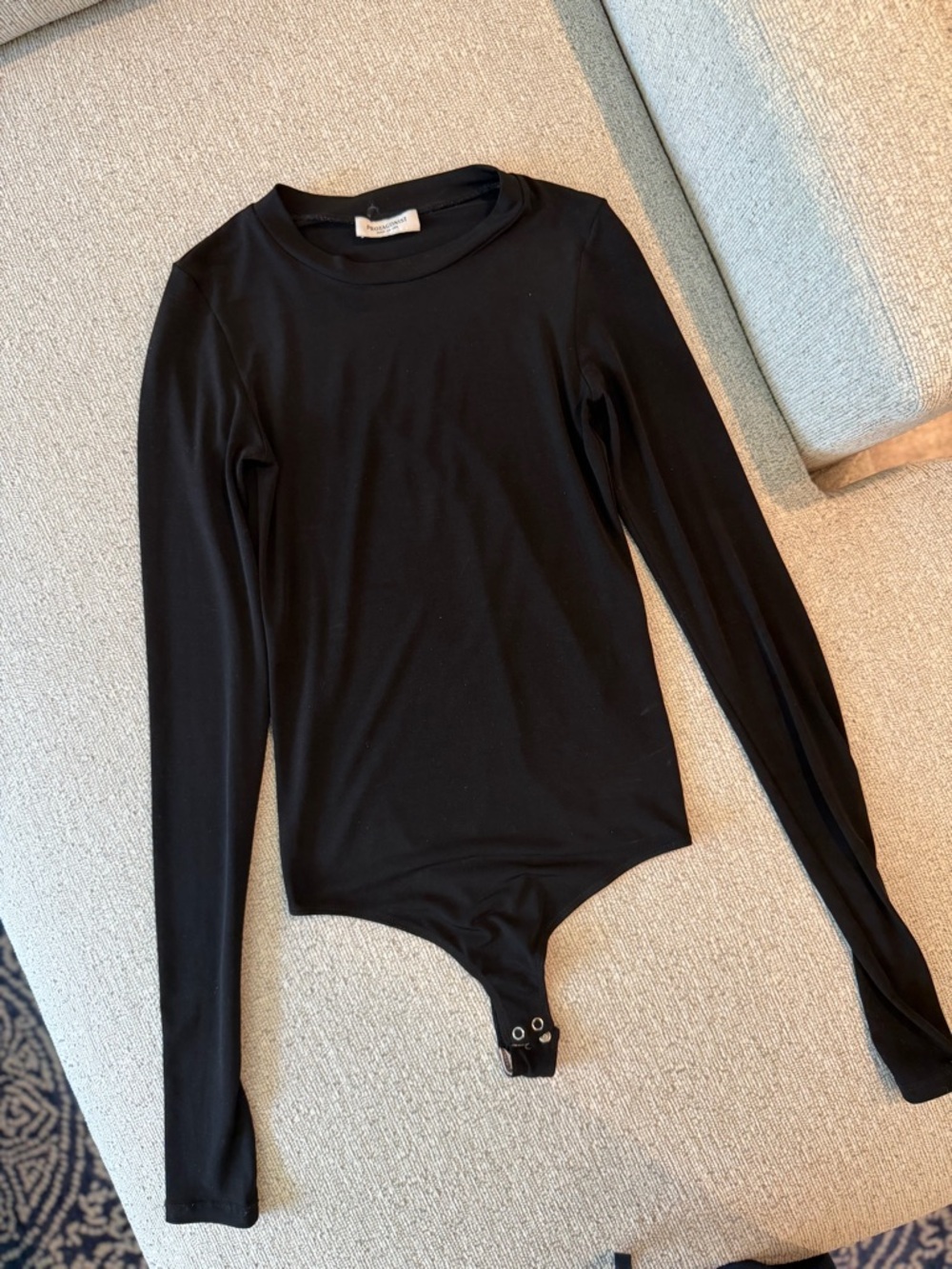 Black Long Sleeve Bodysuit
